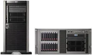 HP ProLiant ML370 G5 Rack Dual Xeon 5150 2.67 GHz 4 GB DDR2 Servers 2 x Dual-Core Intel Xeon 5150 (2.67 GHz, 65 Watts, 1333 FSB) 4 GB (2 x 2 GB) PC2-5300 Fully Buffered DIMMs (DDR2-667) running at 533