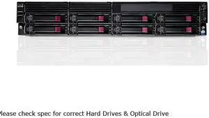 HP ProLiant DL180 G6 Rack Server System Intel Xeon E5620 2.4GHz 4C/8T (Max 2 Sockets/8 Cores) 8GB (2 x 4GB) DDR3 No Hard Drive 590639-001