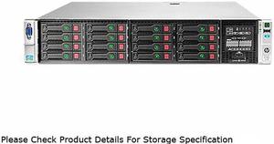 HP ProLiant DL380p Gen8 Rack Server System 2 x Intel Xeon E5-2640 2.5GHz 6C/12T 16GB (2 x 8GB) DDR3 No Hard Drive 670854-S01
