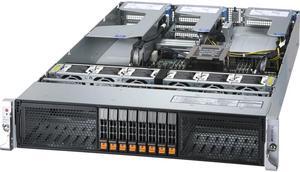 Supermicro 2U  rackmount workstation  AS-2115HV-TNRT-OTO-94, AMD Ryzen Threadripper PRO 7975WX, 32-Core/64-Threads, 128GB DDR5-4800 Memory, 960GB SSD, 2-port 25Gbe.