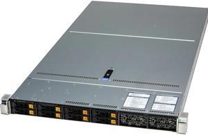 Supermicro Hyper SuperServer SYS-112HA-TN, 1U Hyper with 8 hot-swap 2.5" NVMe/SAS/SATA bays and 2 PCIe 5.0 x16 + 1 PCIe 5.0 x16 AIOM slot, Complete System Only.