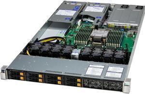 Supermicro Hyper SuperServer SYS-112H-TN, 1U UP Hyper with 8 hot-swap 2.5” NVMe/SAS/SATA bays and 2 PCIe 5.0 + 1 PCIe 5.0 AIOM slots,Complete System Only.