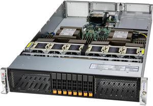 Supermicro Hyper SuperServer SYS-222HA-TN, 2U Hyper with 8 hot-swap 2.5" NVMe/SAS/SATA bays and 4 PCIe 5.0 x16 slots + up to 2 PCIe 5.0 x16 AIOM slots, Complete System Only.