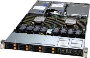 Supermicro Hyper SuperServer SYS-122H-TN, 1U Hyper with 8 hot-swap 2.5" NVMe/SAS/SATA bays and 3 PCIe 5.0 x16 + 1 PCIe 5.0 x16 AIOM slot, Complete System Only