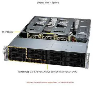 Supermicro 2U Gold Series A+ CloudDC Server (AS -2015CS-TNR-G1)