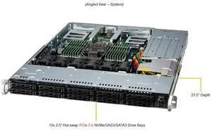 Supermicro 1U Gold Series CloudDC Server (SYS-111C-NR-G1)