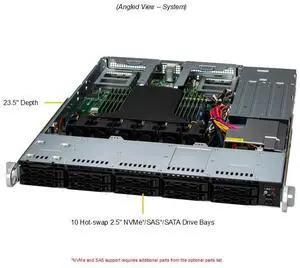 Supermicro 1U Gold Series CloudDC A+ Server (AS -1115CS-TNR-G1)