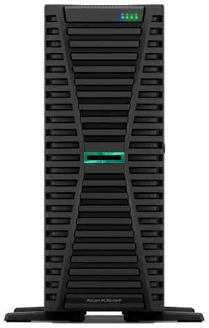 HPE P87112-005 ProLiant ML350 Gen11 4510 2.4GHz 12-Core 1P 1x32GB 4LFF MR408i-o BCM5719 1GbE 2x8TB SAS HDD 2x800W PS Tower Server