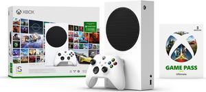 Open Box Xbox Series S  3 Months Game Pass Ultimate Starter Bundle