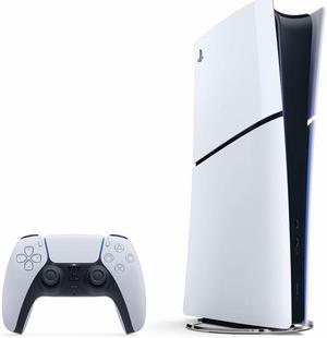 2023 New PlayStation 5 Slim Digital Edition Bundle with Two Controllers  White and Cosmic Red Dualsense and Mytrix Controller Case - Slim PS5 1TB  PCIe