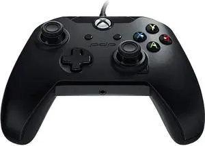 PDP 049-012-NA-BK Gaming Wired Controller for Xbox Series X|S, Xbox One Raven Black