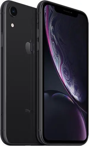 Apple iPhone XR 4G LTE Fully Unlocked (Verizon + Sprint + GSM Unlocked) 6.1" Black 3GB RAM