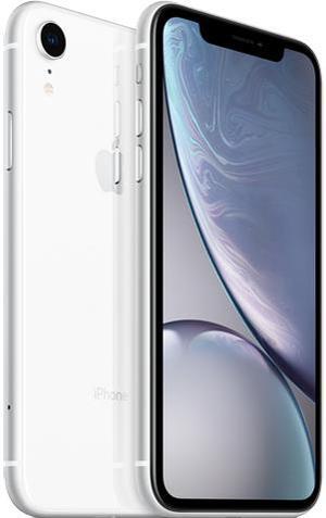 Apple iPhone XR 4G LTE Fully Unlocked (Verizon + Sprint + GSM Unlocked) 6.1" White 3GB RAM