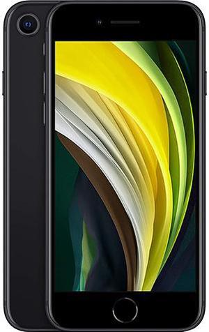 Apple iPhone SE (2020) 4G LTE GSM/CDMA Fully Unlocked Phone - (Certified Refurbished) 4.7" Black 3GB RAM