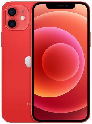 Apple iPhone 12 128GB, Refurbished Unlocked Cell Phone, Red - Very Good Condition (Grade B)