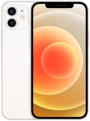 Apple iPhone 12 Mini 64GB, Refurbished Unlocked Cell Phone, White - Very Good Condition (Grade B)
