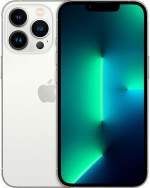 Apple iPhone 13 Pro Max 256GB, Refurbished Unlocked Cell Phone, Silver - Very Good Condition (Grade B)