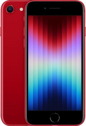 Apple iPhone SE (2022) 64GB, Refurbished Unlocked Cell Phone, Red - Very Good Condition (Grade B)