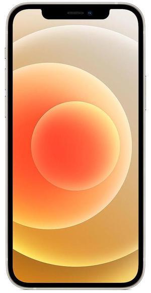 Apple iPhone 12 64GB, Refurbished Unlocked Cell Phone, White - Very Good Condition (Grade B)