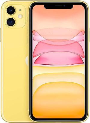 Apple iPhone 11 64GB, Refurbished Unlocked Cell Phone, Yellow - Very Good Condition (Grade B)
