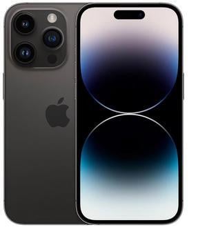 Apple iPhone 14 PRO 128GB, Unlocked Refurbished Cell Phone, Black - Very Good Condition (Grade B)