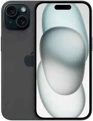 Apple iPhone 15 Plus 128GB, Refurbished Unlocked Cell Phone, Black - Very Good Condition (Grade B)