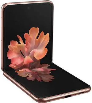 Samsung Galaxy Z Flip 5G SM-F707WZNAXAC 5G Unlocked Cell Phone 6.7" Mystic Bronze 256GB 8GB RAM