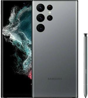 Samsung Galaxy S22 Ultra SM-S908UGRP 5G Unlocked Cell Phone 6.8" Graphite 256GB 12GB RAM
