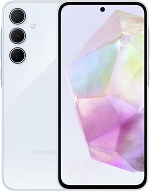 Samsung Galaxy A55 5G A556E 128GB Fully Unlocked, Awesome Ice Blue, Latin America Version