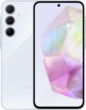 Smasung Galaxy A35 5G A356E 128GB Fully Unlocked, Latin America Version, Awesome Ice Blue