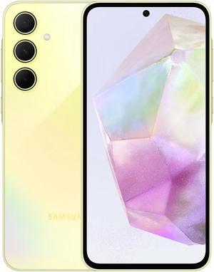 Samsung Galaxy A35 5G A356E 256GB Fully Unlocked, Latin America Version, Awesome Lemon