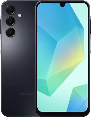 SAMSUNG Galaxy A16 4G (SM-A165M/DS) -128GB - 6GB RAM - Dual SIM - Factory Unlocked GSM - Black   PSN101989
