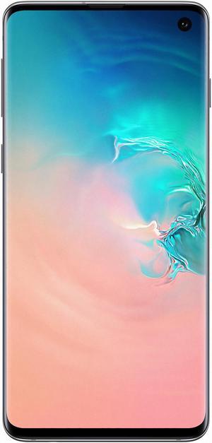 Samsung Galaxy S10 4G LTE Unlocked Cell Phone 6.1" Infinity-O Display Prism White 128GB 8GB RAM, Canada Warranty