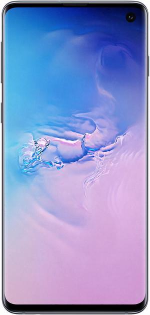 Samsung Galaxy S10 4G LTE Unlocked Cell Phone 6.1" Infinity-O Display Prism Blue 128GB 8GB RAM, Canada Warranty