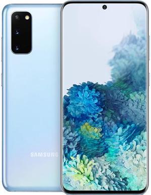 Samsung Galaxy S20 5G SMG981ULBAXAA 5G Unlocked Cell Phone 62 Cloud Blue 128GB 12GB RAM
