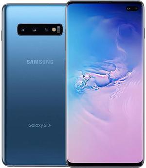 Samsung Galaxy S10+ G975U 4G LTE Unlocked GSM Phone w/ Triple 12 MP & 12 MP & 16 MP Rear Camera 6.4" Prism Blue 8GB RAM