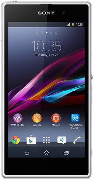 Sony Xperia Z1 C6906 Unlocked Cell Phone 5" White 16 GB, 2 GB RAM
