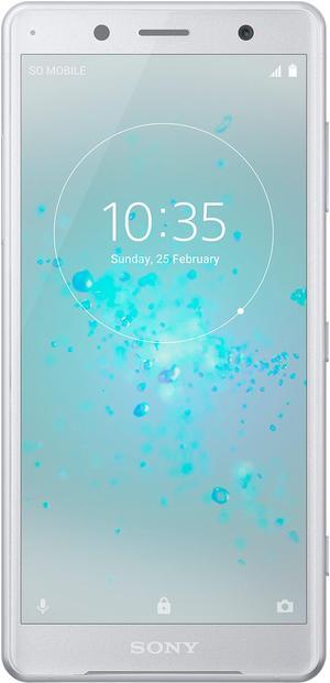 Sony Xperia XZ2 Compact (H8314) 4G LTE Unlocked Cell Phone (US Warranty) 5" White Silver 4GB RAM