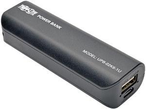 Tripp Lite Black 2600 mAh Portable Mobile Power Bank USB Battery Charger UPB-02K6-1U