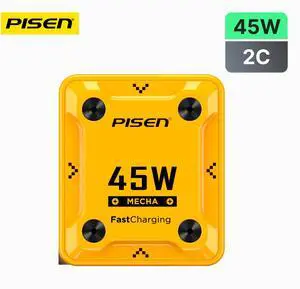 PISEN TS-C187 Mecha 45W 2-Port Fast Charger (US) PISEN TS-C187 Mecha 45W 2-Port Fast Charger (US)