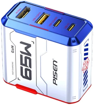 PISEN Gamer Utility 65W 4-Port GaNHub Fast Charger TP-C31 PISEN Gamer Utility 65W 4-Port GaNHub Fast Charger TP-C31