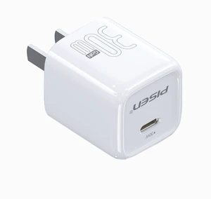 PISEN-Quick 30W GaN Pudding Single Port Fast Charger Set(C to C Cable)(US) PISEN-Quick 30W GaN Pudding Single Port Fast Charger Set(C to C Cable)(US)