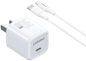PISEN-Quick 30W GaN Pudding Single Port Fast Charger Set(C to C Cable)(US) PISEN-Quick 30W GaN Pudding Single Port Fast Charger Set(C to C Cable)(US)
