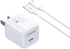 PISEN-Quick 30W GaN Pudding Single Port Fast Charger Set(C to L Cable)(US) PISEN-Quick 30W GaN Pudding Single Port Fast Charger Set(C to L Cable)(US)