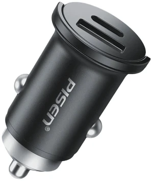 PISEN Quick Type-C+USB-A 30W Mini Car Charger TP-C73 PISEN Quick Type-C+USB-A 30W Mini Car Charger TP-C73