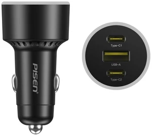 PISEN 60W Multi-port Fast Charging Car Charger 2C1A (TP-C79/Black) PISEN 60W Multi-port Fast Charging Car Charger 2C1A (TP-C79/Black)