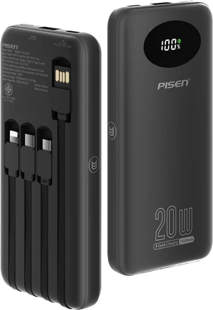 PISEN PowerLink 4 in 1 Fast Charging 10000mAh Power Bank(Black) PISEN PowerLink 4 in 1 Fast Charging 10000mAh Power Bank(Black)