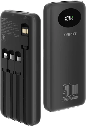 PISEN PowerLink 4 in 1 Fast Charging 10000mAh Power Bank(Black) PISEN PowerLink 4 in 1 Fast Charging 10000mAh Power Bank(Black)