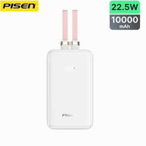 PISEN Colorful Power Bank with Integrated Cables 10000mAh 22.5W TP-D165 PISEN Colorful Power Bank with Integrated Cables 10000mAh 22.5W TP-D165