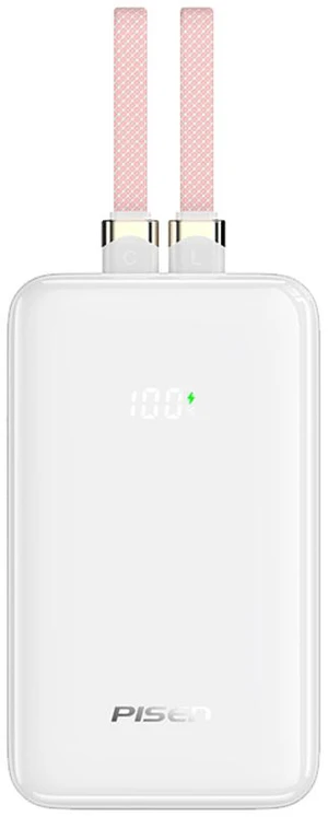 PISEN Colorful Power Bank with Integrated Cables 10000mAh 22.5W TP-D165 PISEN Colorful Power Bank with Integrated Cables 10000mAh 22.5W TP-D165